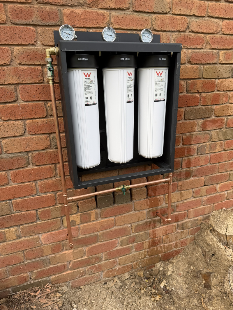 Whole home water filtration